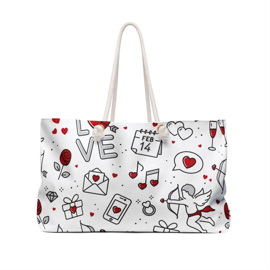 Valentine's Day Weekender Bag
