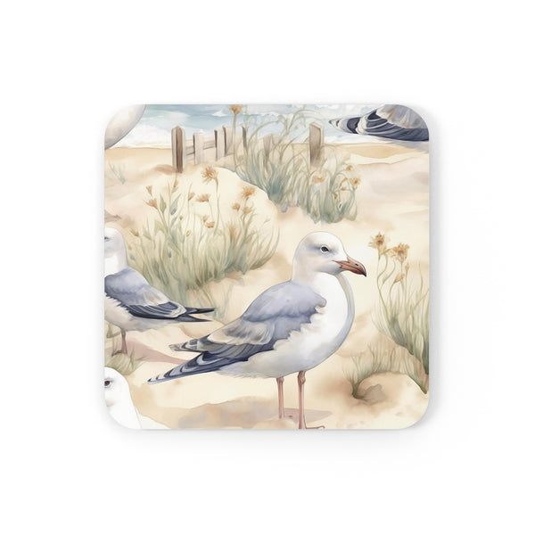 Seagull Corkwood Coaster Set