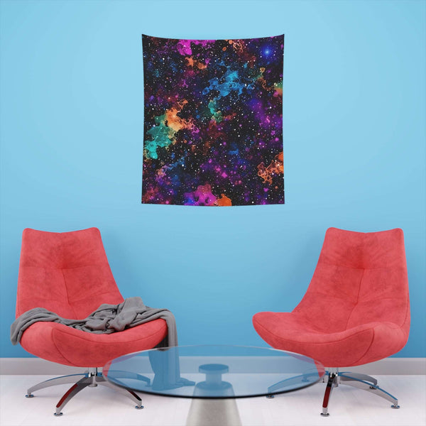 Cosmic Printed Wall Tapestry