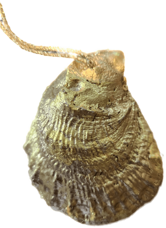 Christmas Mouse Gold Ornament