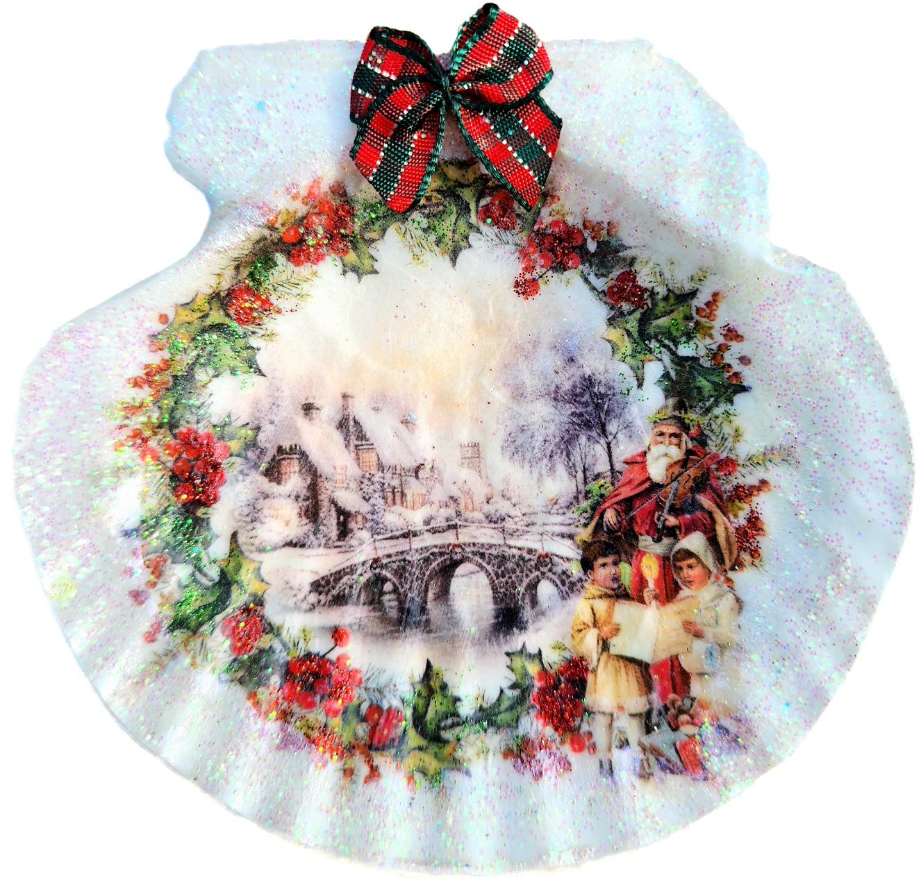 Old Tyme Santa with Carolers - SOLD