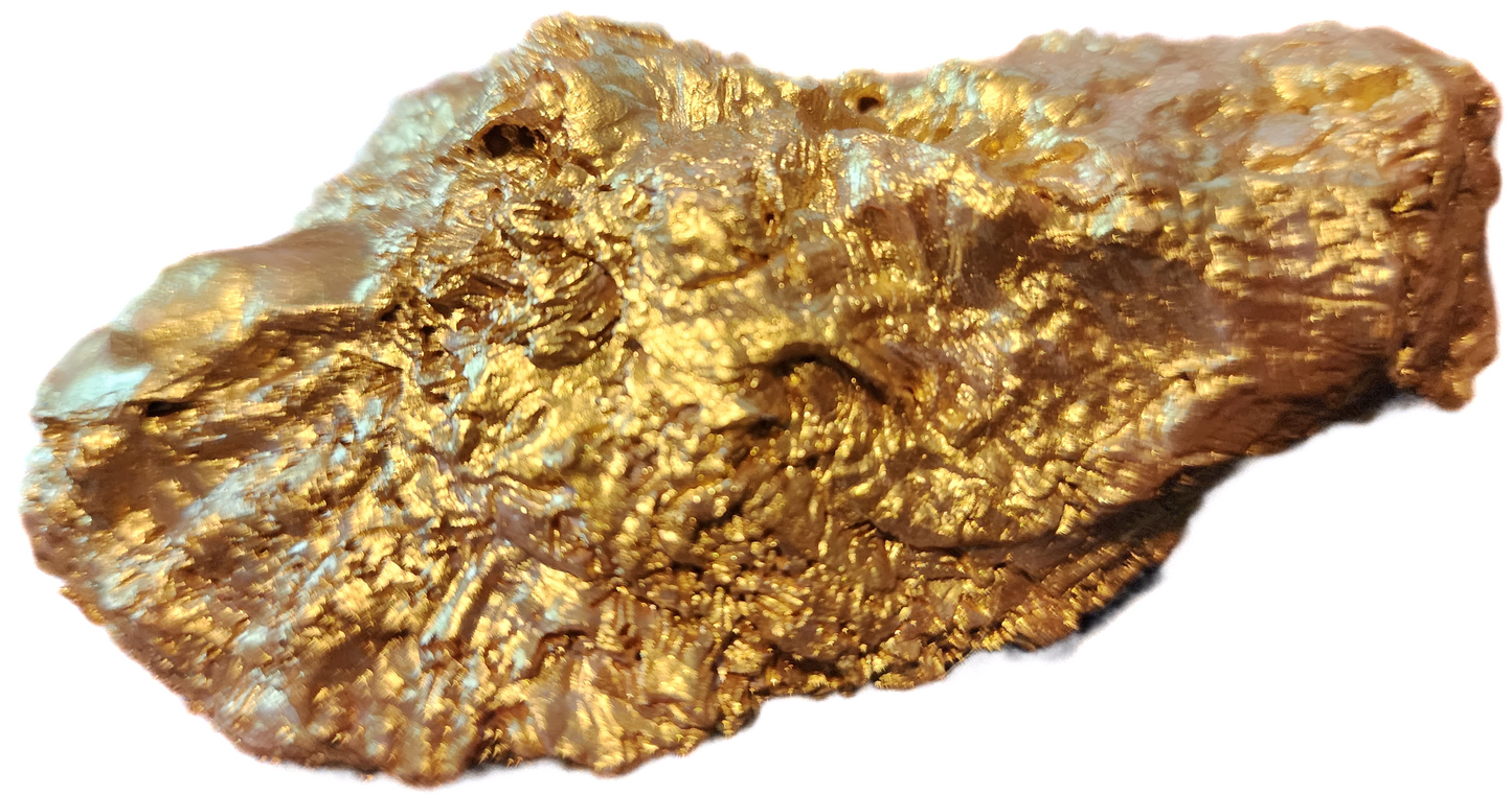 Small Pink, White & Gold Oyster Shell