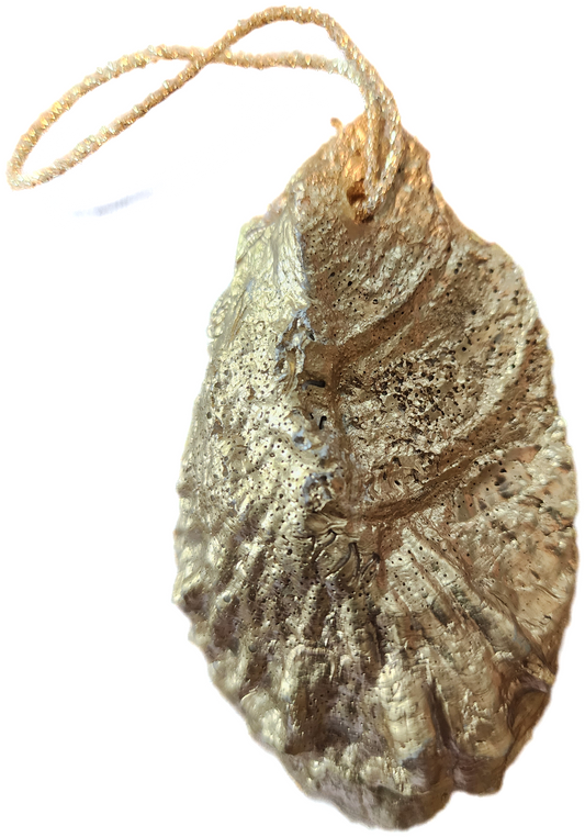 White Pumpkin Oyster Ornament