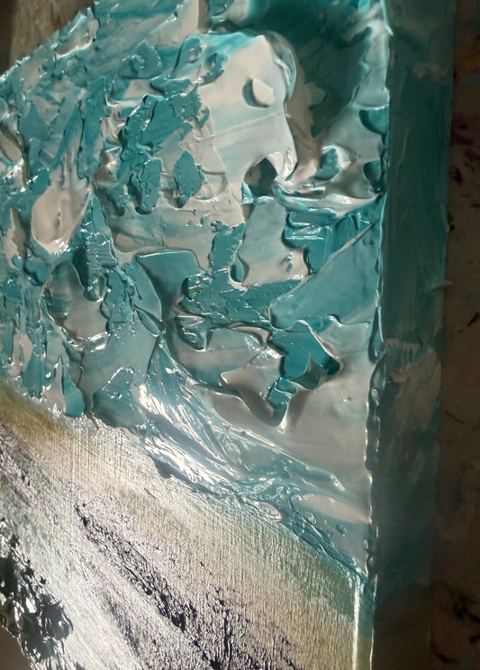 Marsh Madness Impasto Painting