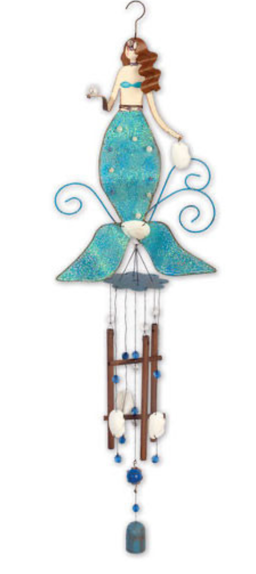 Metal Mermaid Wind Chime