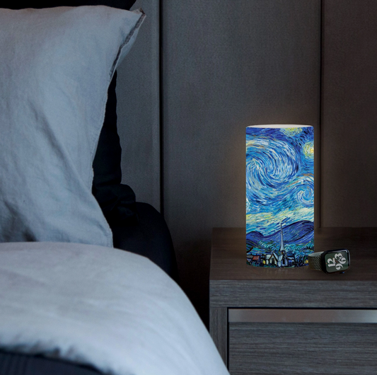 Van Gogh "Starry Night" LED Flameless Wax Candle