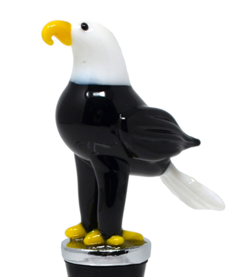Glass American Eagle Wine Stopper
