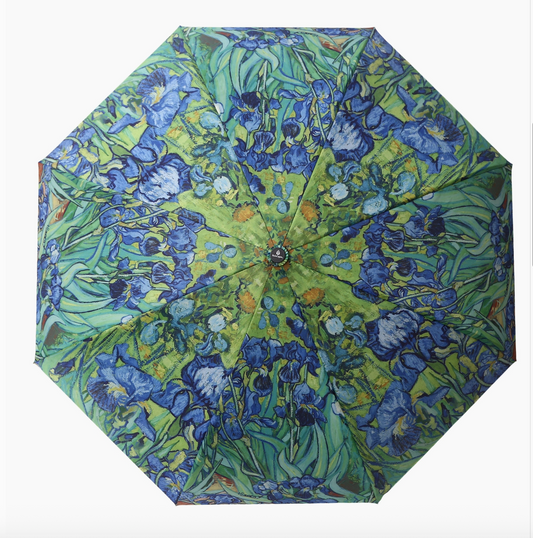 Van Gogh "Irises" Reverse Umbrella