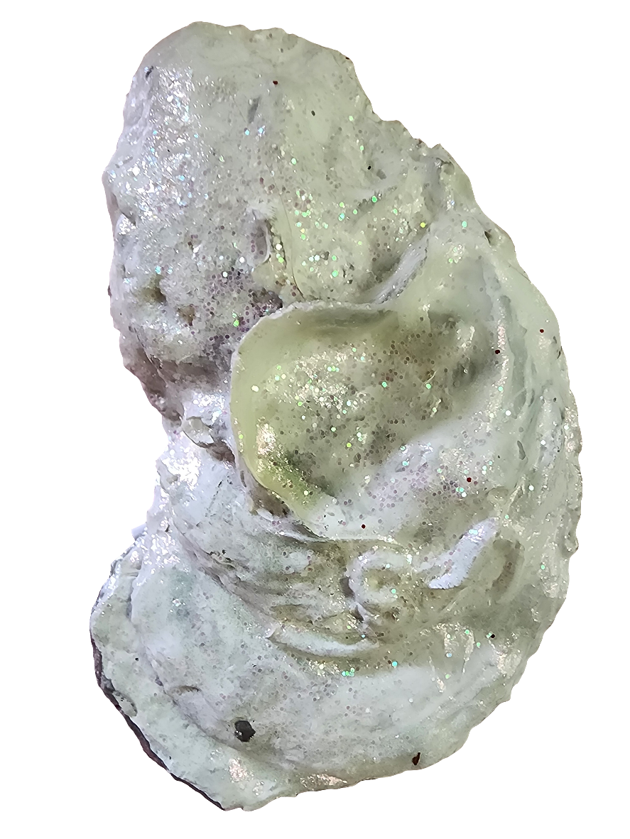 Reindeer Oyster Shell Ornament