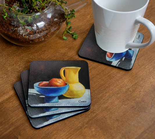 Impasto Sun Flower Vase Coaster