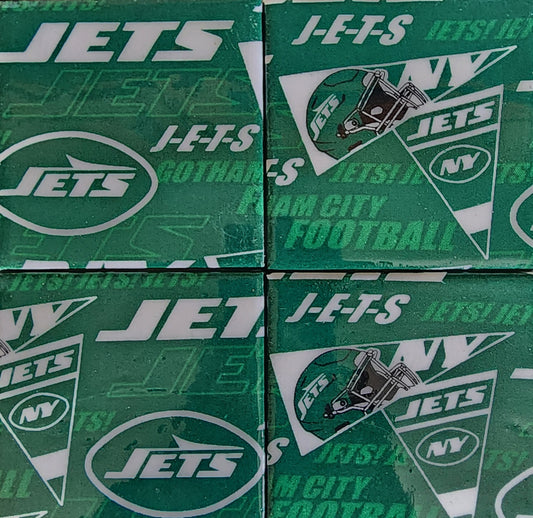 NY Jets Coaster Set of 4