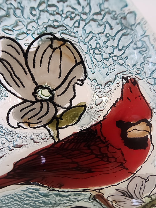 Cardinal and Chickadee Night Light