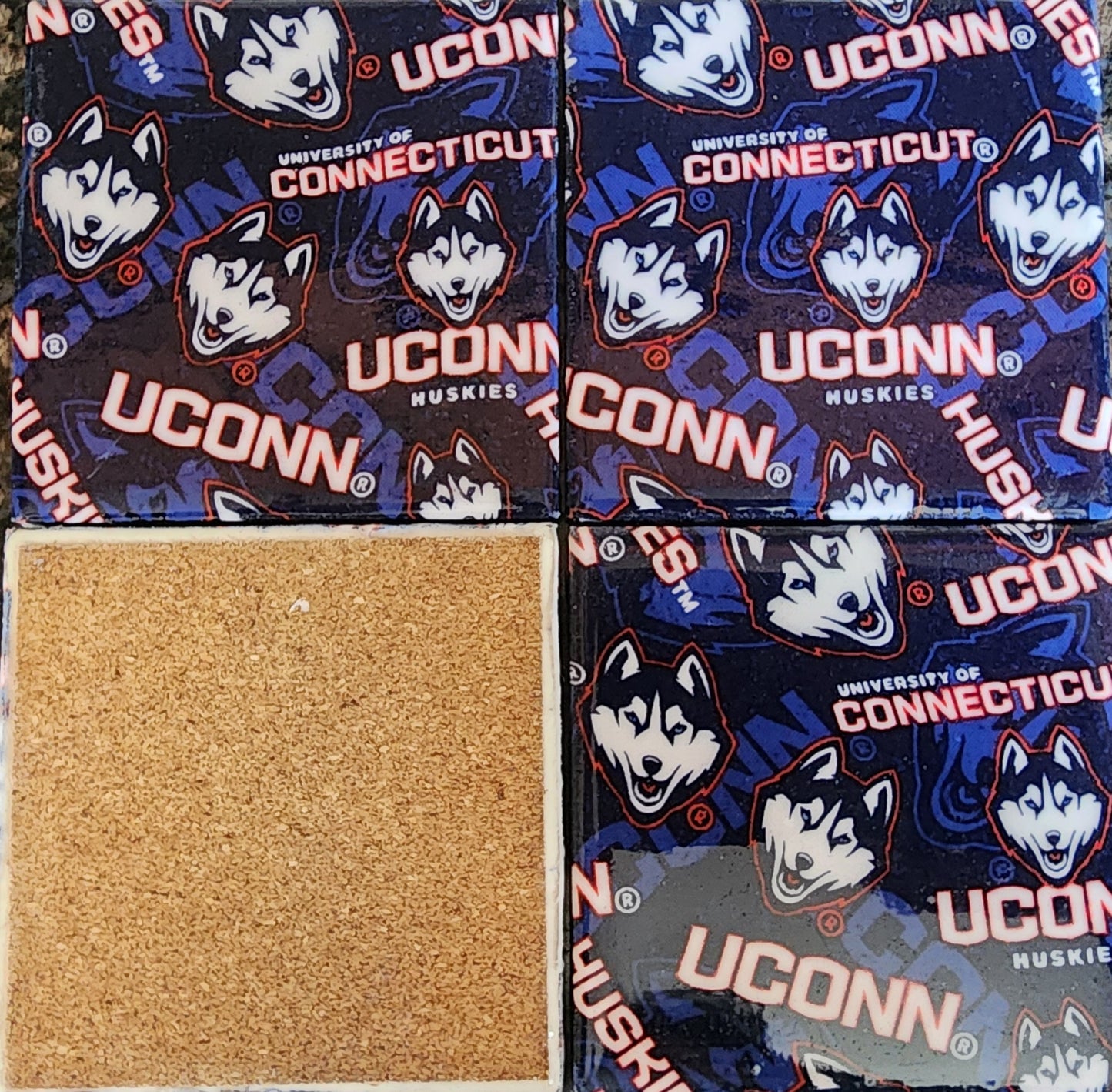 UConn Huskies Coaster Set