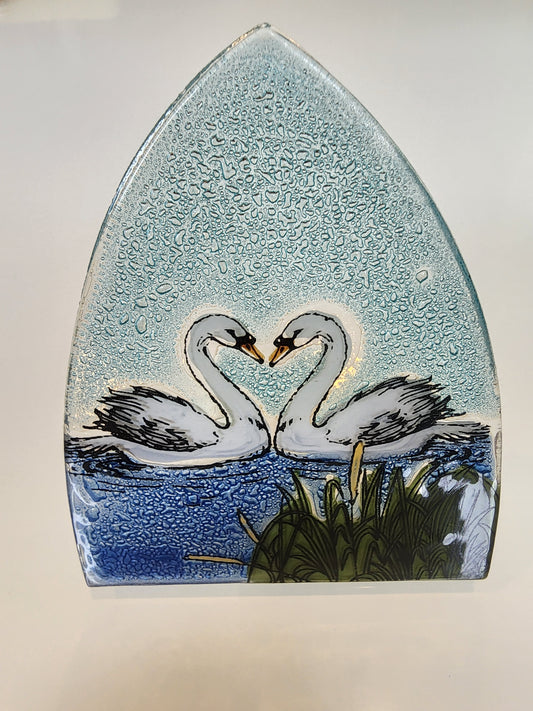 Loving Swans - SOLD