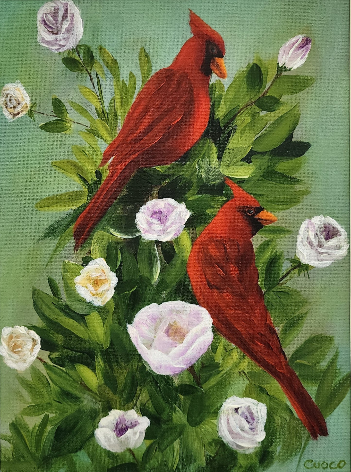 Two Red Cardinals
