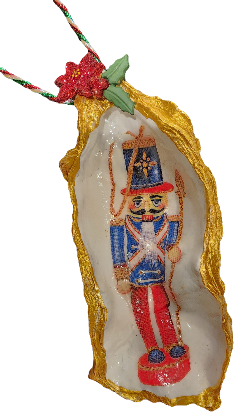 Toy soldier Oyster Shell Ornament