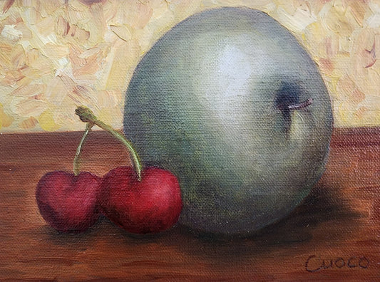 Poppin Apple and Cherries - SOLD