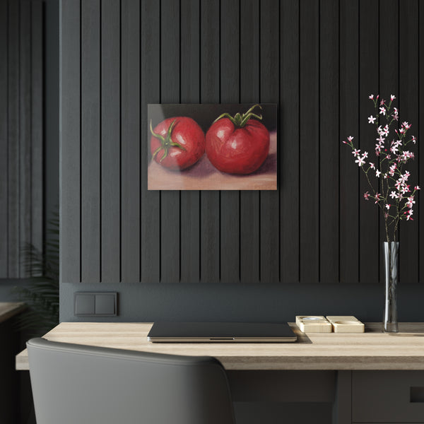 Juicy Tomatoes Oil Painting Acrylic Print