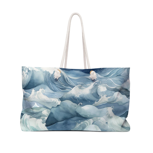Ocean Waves Weekender Bag