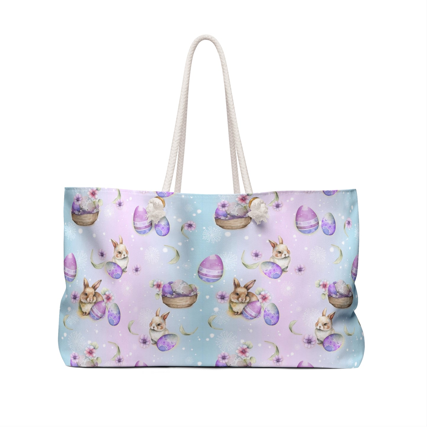 Easter Eggs and Bunnies Weekender Bag