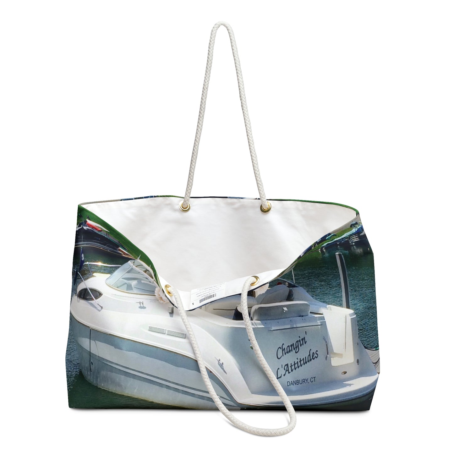 Weekender Boat on Tote Bag!