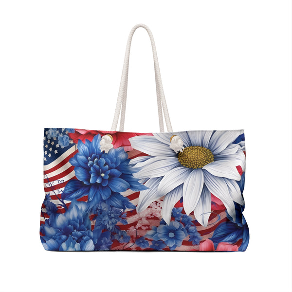 Patriotic Bouquet Weekender Bag
