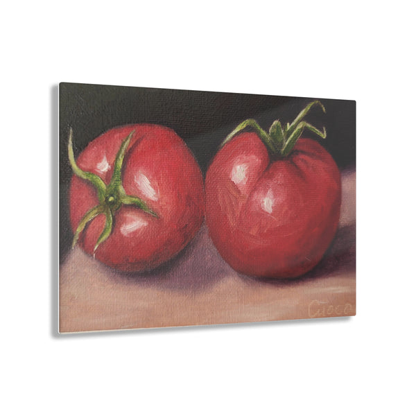 Juicy Tomatoes Oil Painting Acrylic Print
