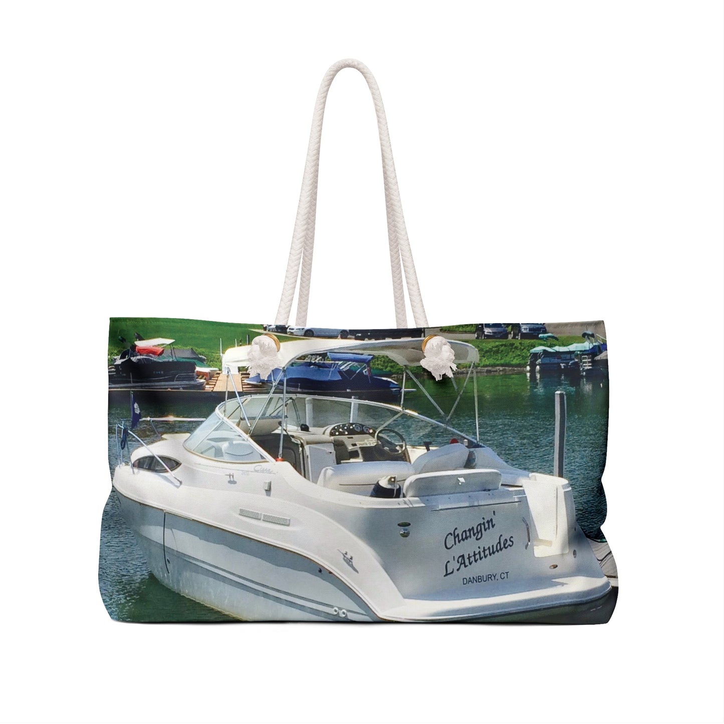 Weekender Boat on Tote Bag!