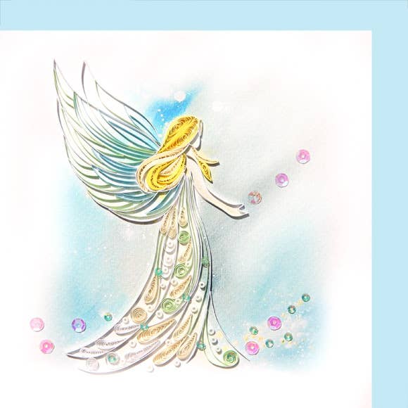 Blessing Angel Quilling Card