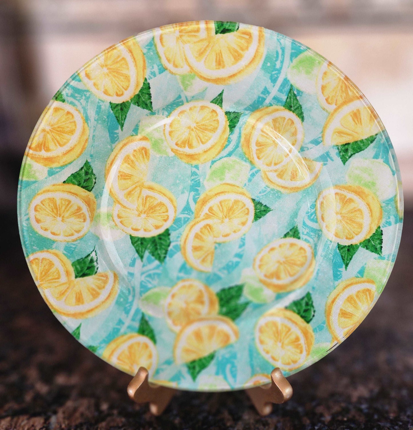 Decorative Decoupage Plate