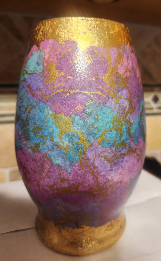 Poppin Purple and Pink Vase