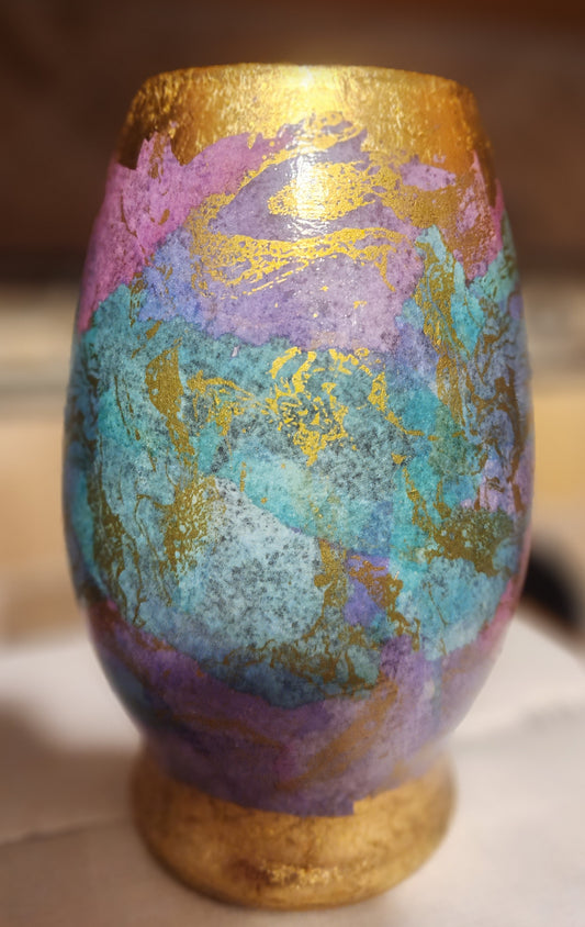 Poppin Purple and Pink Vase