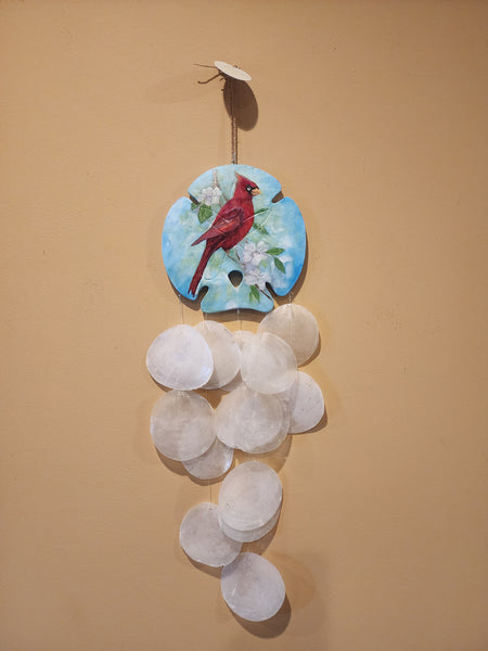 Hand Painted Sand Dollar Wind Chime