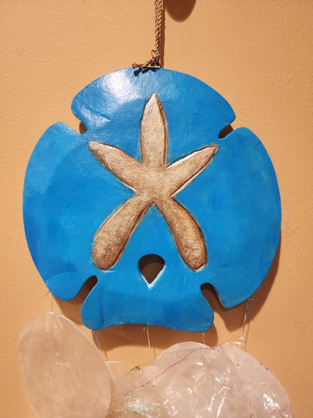 Hand Painted Sand Dollar Wind Chime