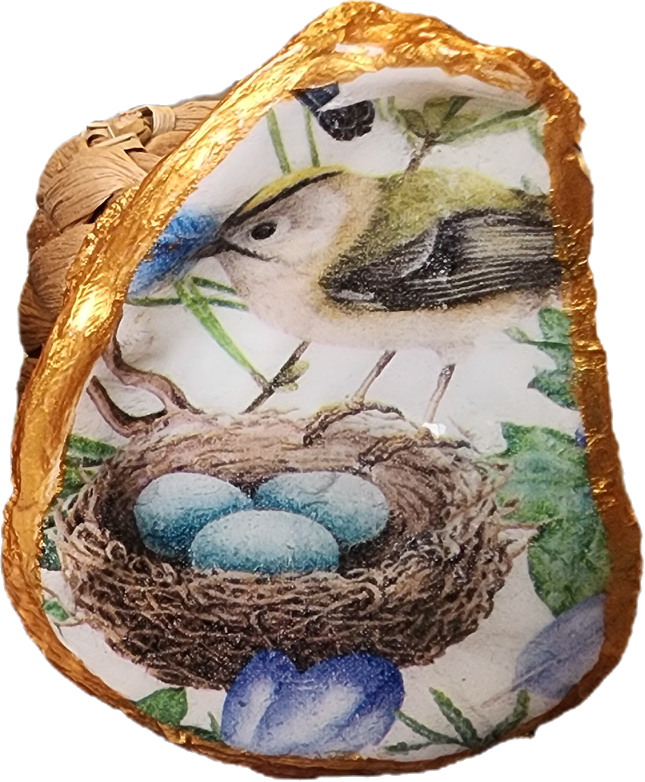 Oyster Shell Napkin Ring Sets