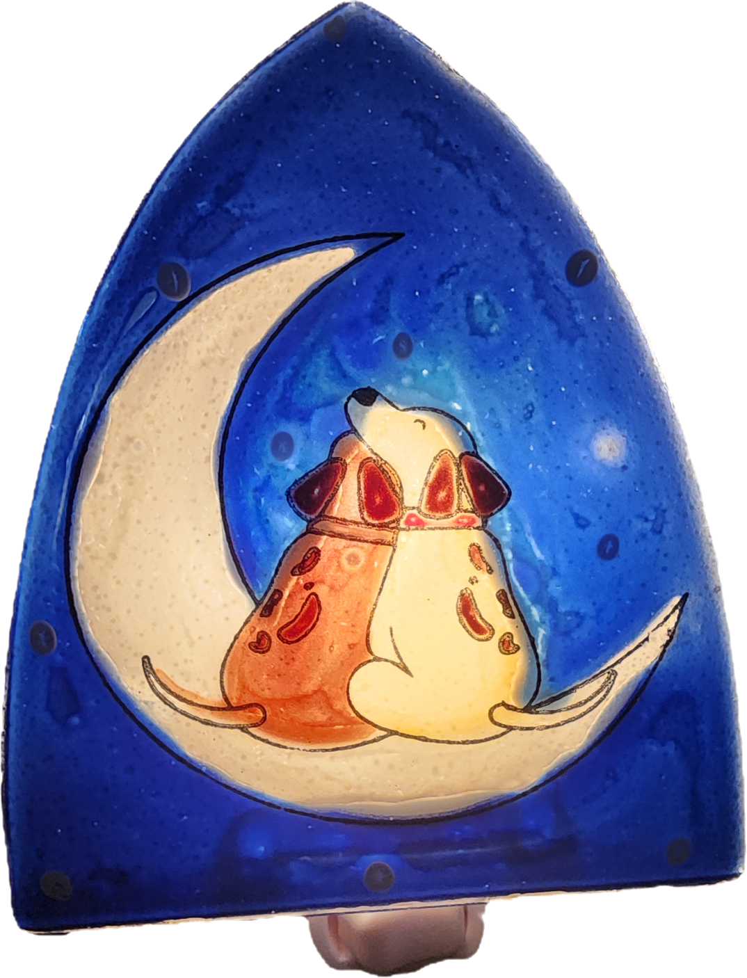 Dogs on the Moon Night Light