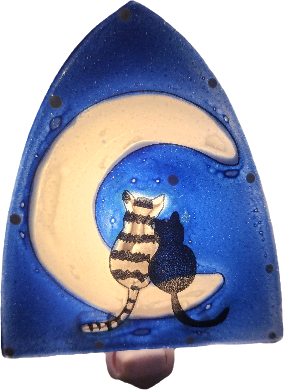 Cats on the Moon Night Light