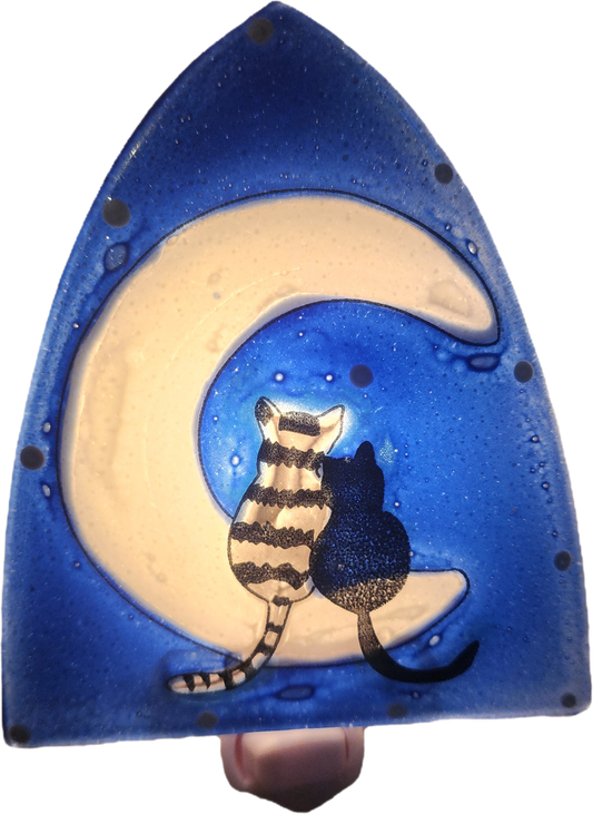 Cats on the Moon Night Light