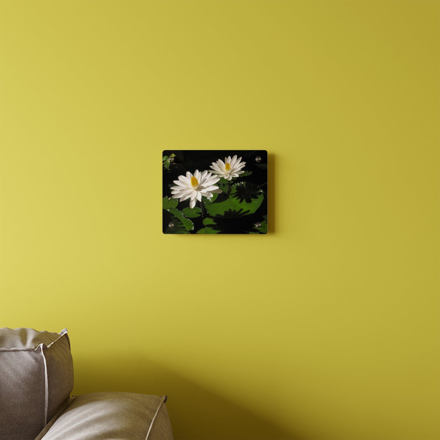 Water Lilies Acrylic Wall Art Panels