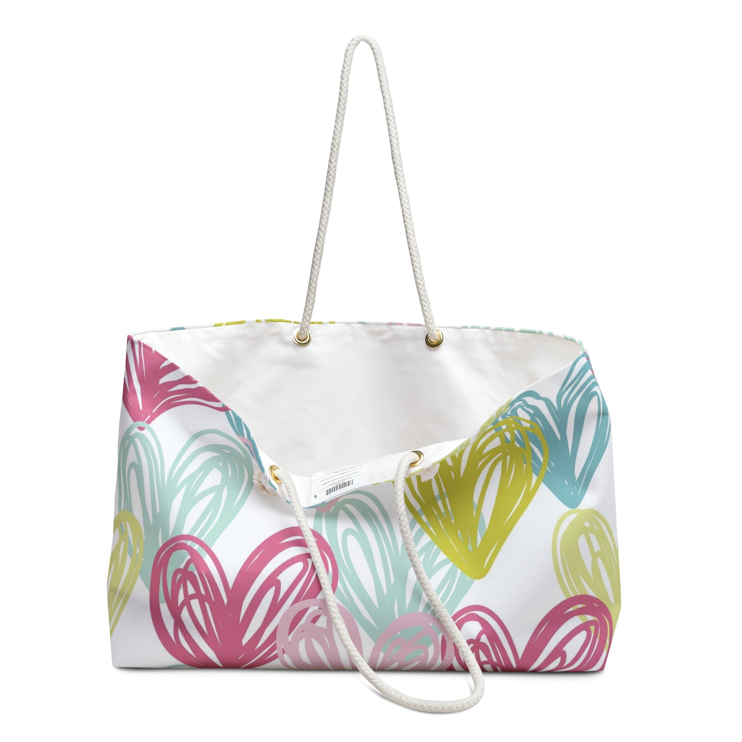 Pastel Hearts Weekender Bag