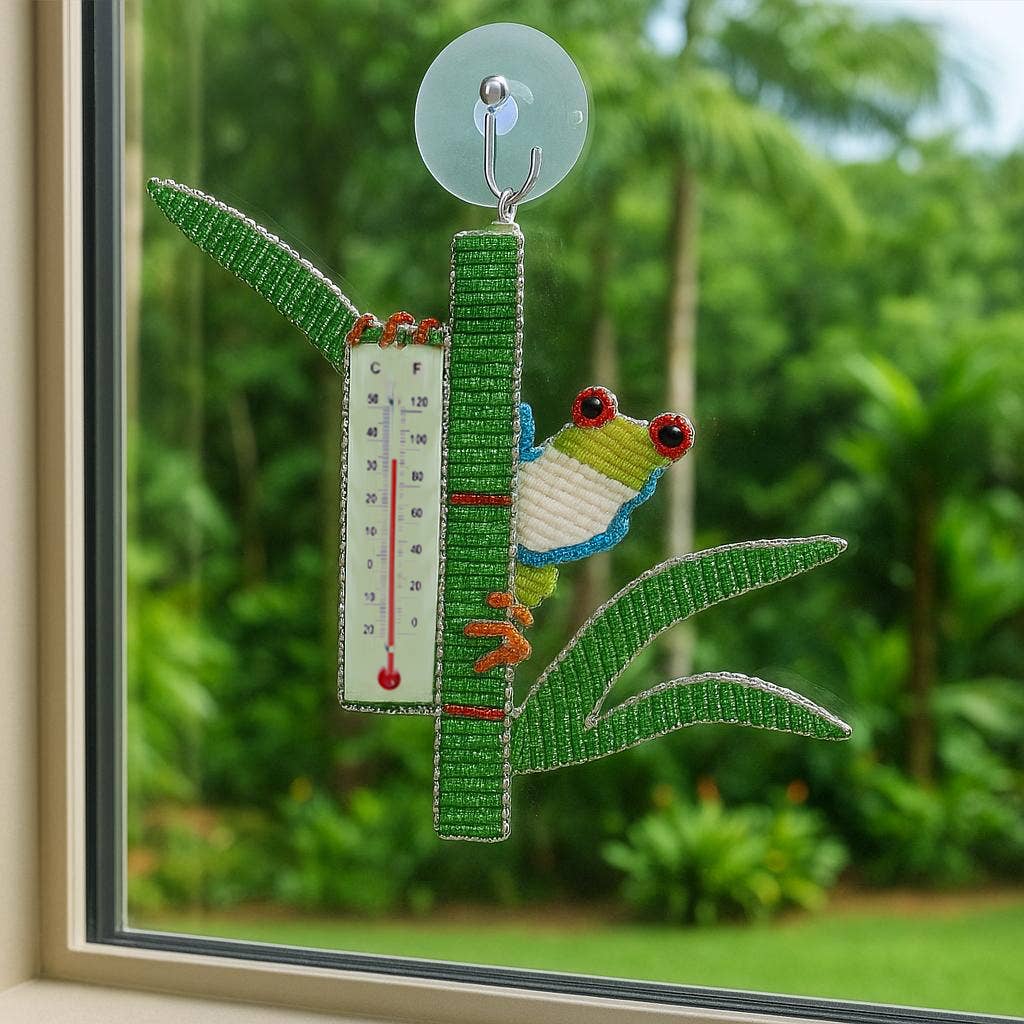 Tree Frog Window Thermometer