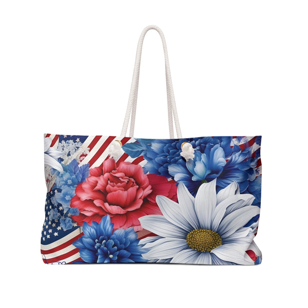 Patriotic Bouquet Weekender Bag