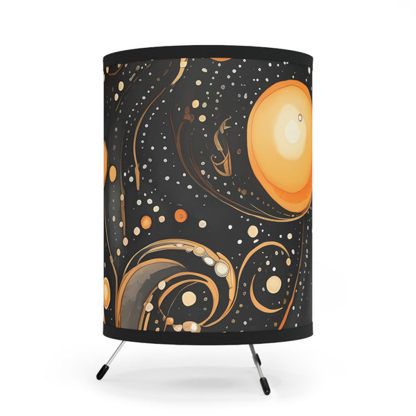 Cosmic Tripod Lamp with High-Res Printed Shade, US\CA plug