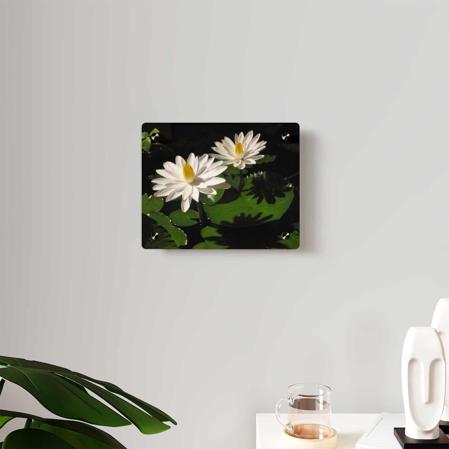 Water Lilies Acrylic Art Panel