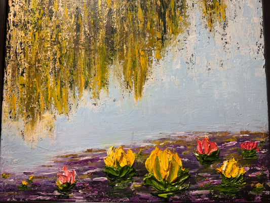 Water Lilies & Willow