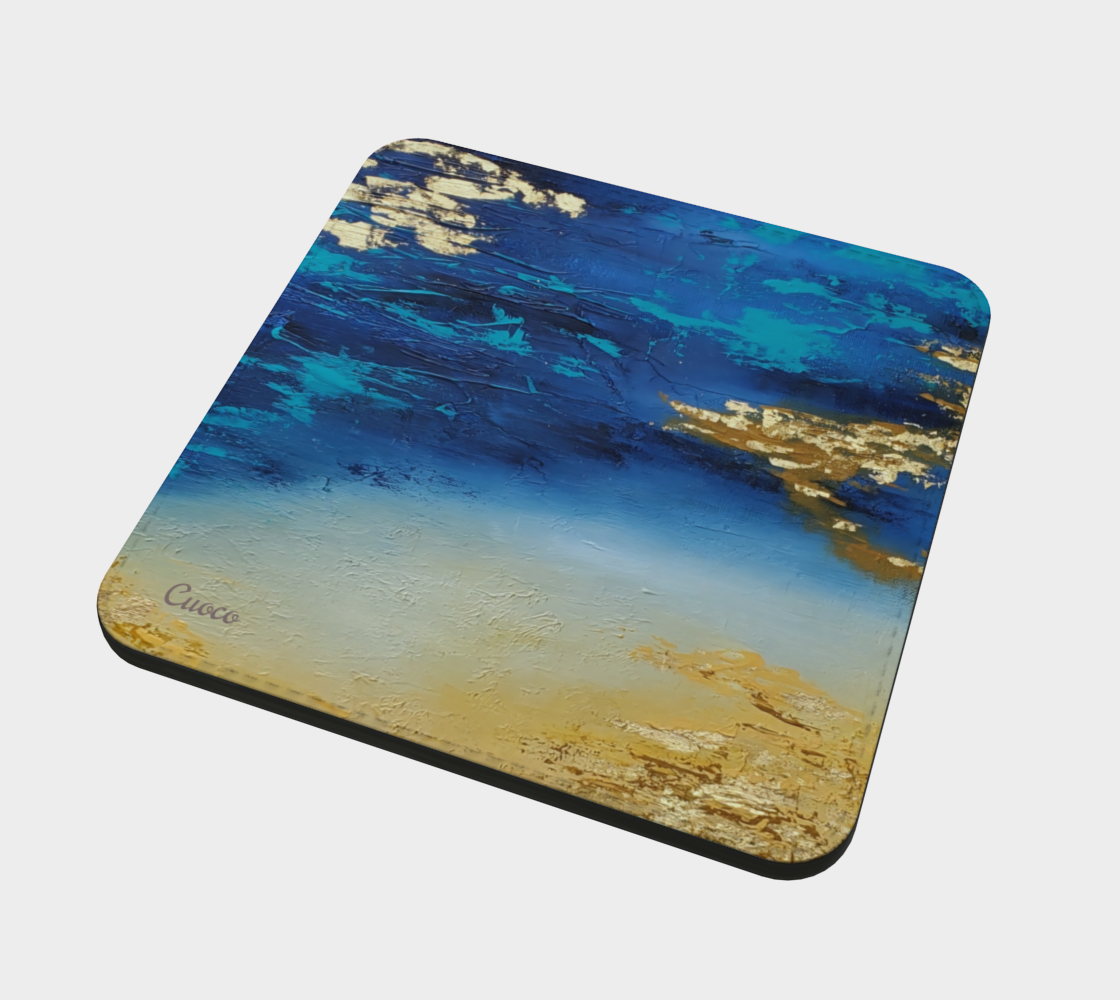 Beach Abstract Coaster