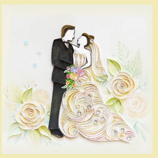 Bride & Groom Wedding Card