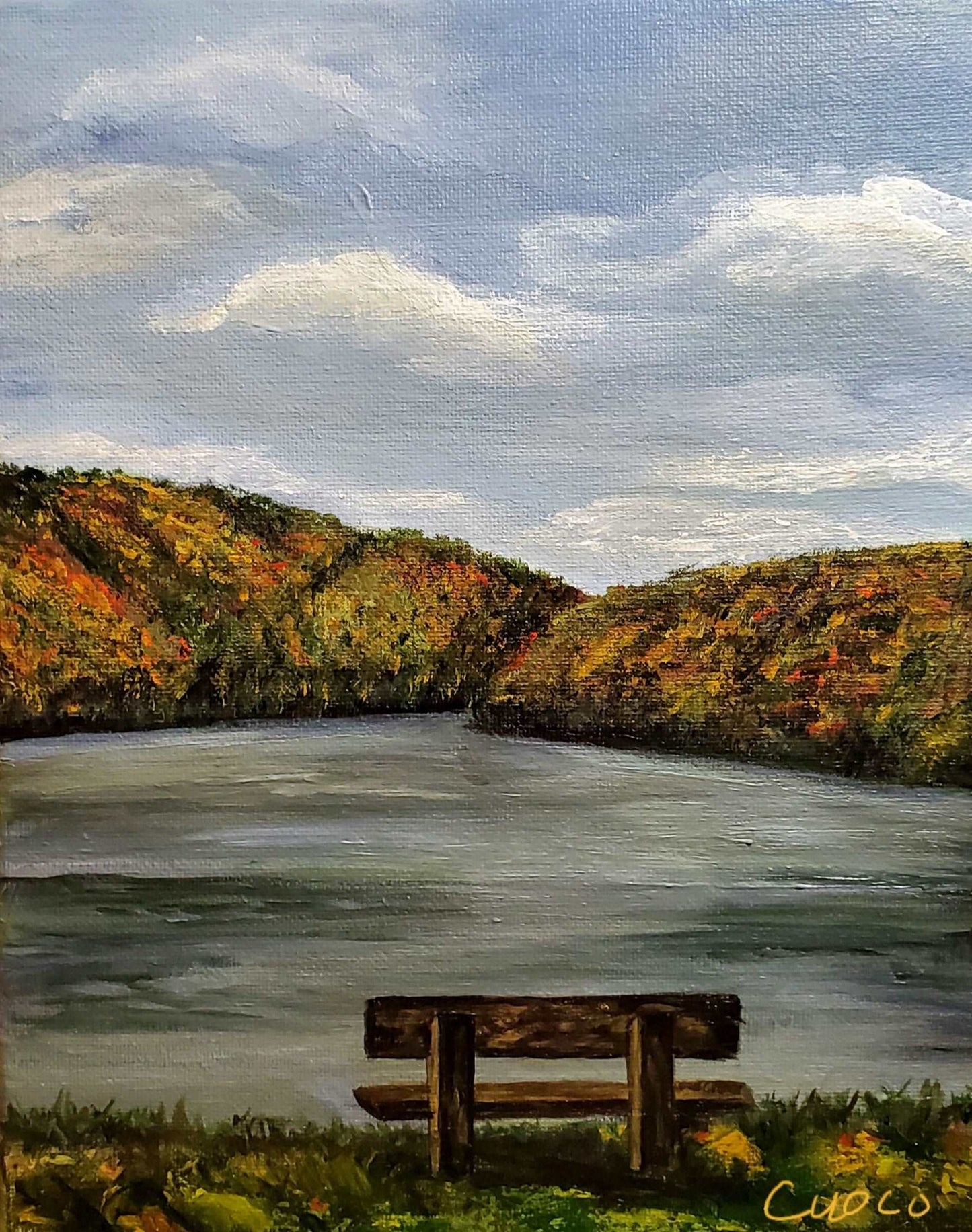 Autumn's View Squantz Pond, Sherman, CT - SOLD