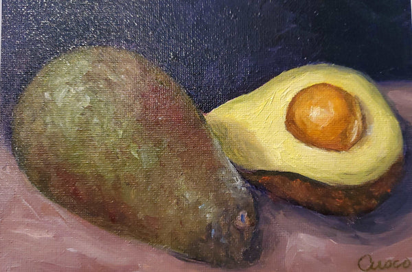 Avocado oil Painting, Kitchen art