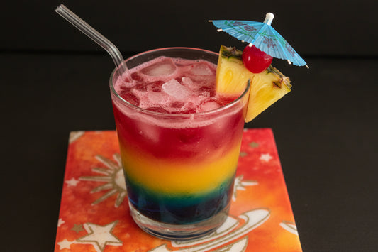 Celestial Tie-Dye Coaster Set